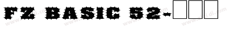 FZ BASIC 52字体转换